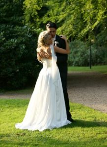 Brudpar fotograferat av Stens Foto